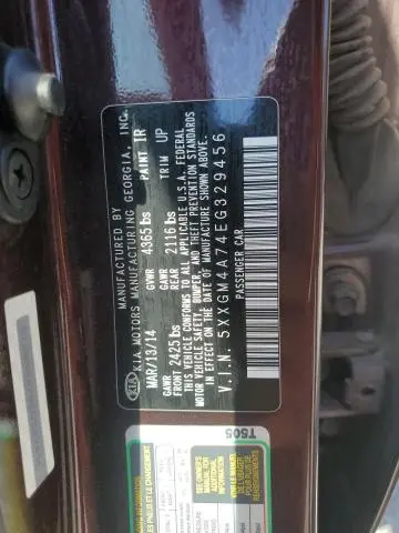 2014 KIA OPTIMA LX  