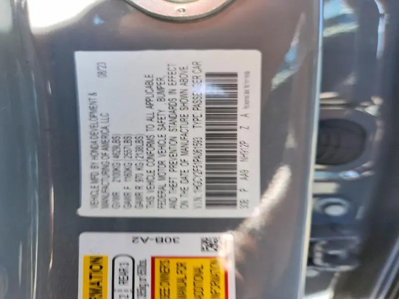 2023 HONDA ACCORD HYBRID SPORT  