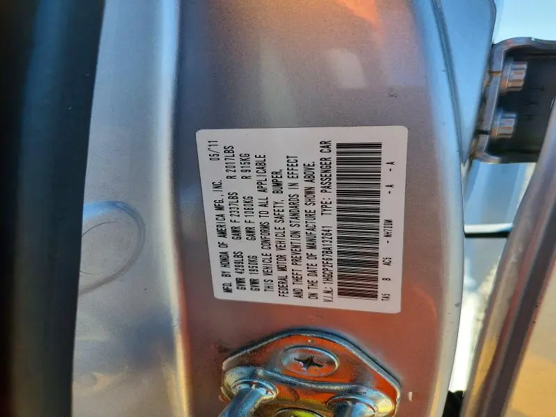 2011 HONDA ACCORD SE  