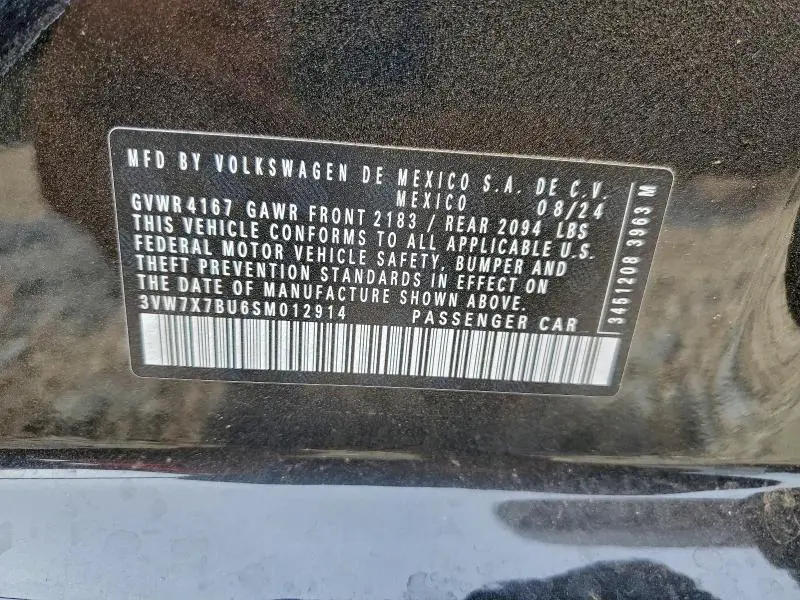 2025 VOLKSWAGEN JETTA SE  