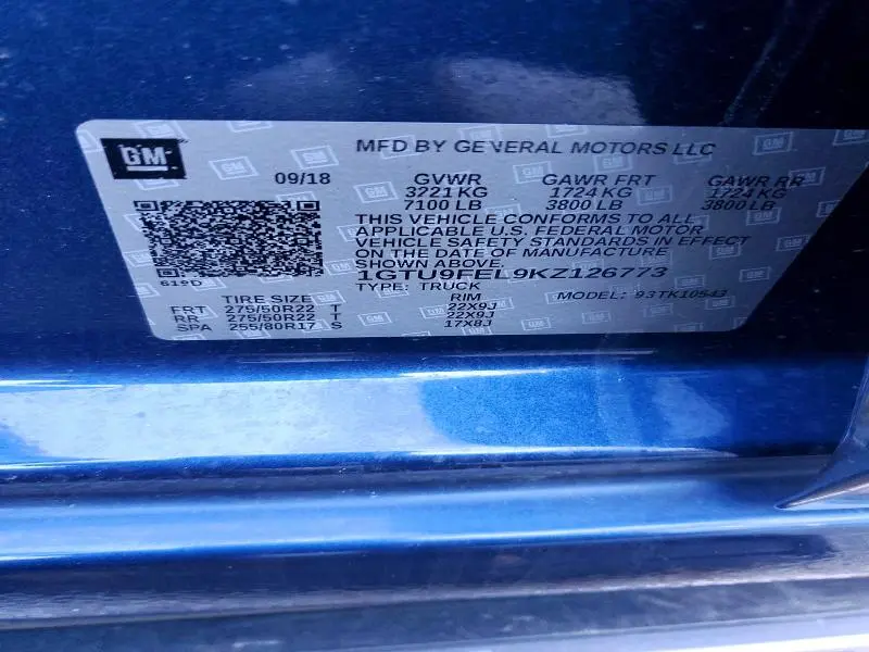 2019 GMC SIERRA K1500 DENALI  