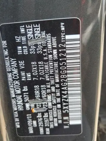 2011 HYUNDAI SANTA FE LIMITED  