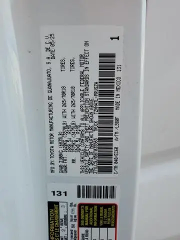 2025 TOYOTA TACOMA DOUBLE CAB  