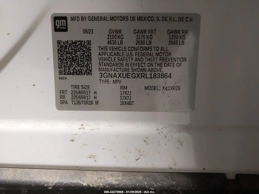 2024 CHEVROLET EQUINOX AWD LT