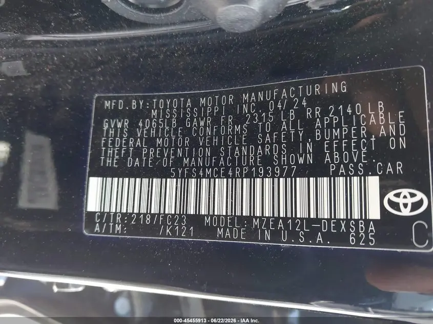 2024 TOYOTA COROLLA SE