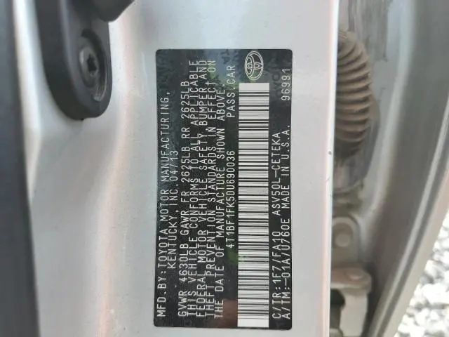 2013 TOYOTA CAMRY L  
