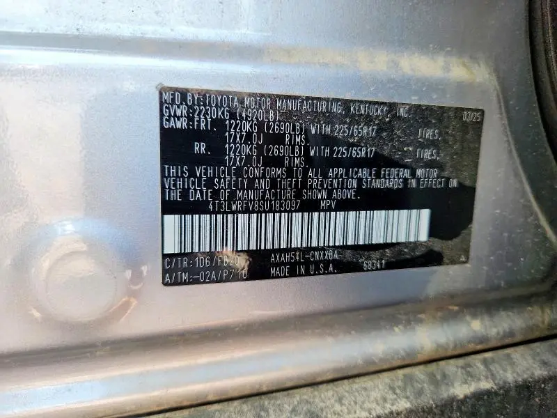 2025 TOYOTA RAV4 LE  