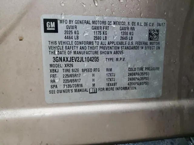 2018 CHEVROLET EQUINOX LT  