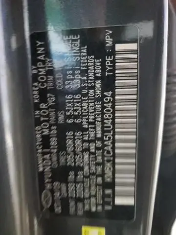 2020 HYUNDAI KONA SE  