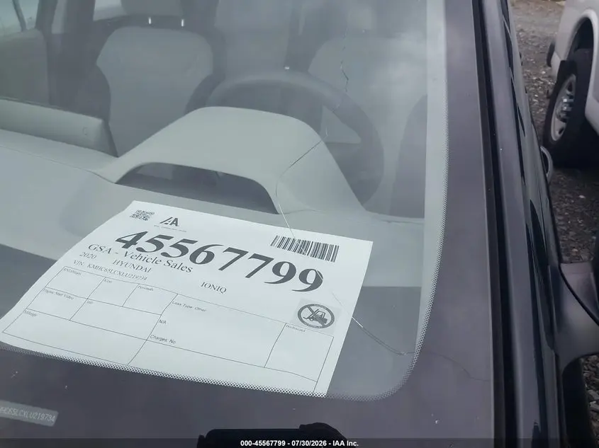 2020 HYUNDAI IONIQ HYBRID BLUE