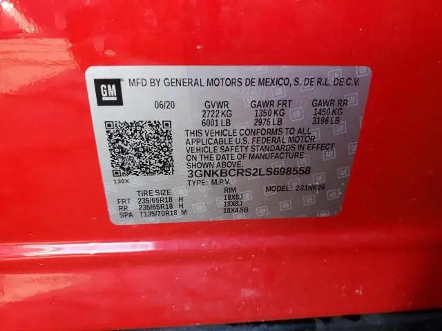 2020 CHEVROLET BLAZER 2LT  