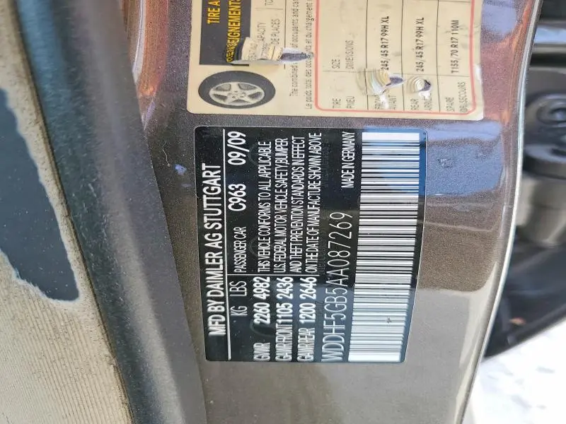 2010 MERCEDES-BENZ E 350  