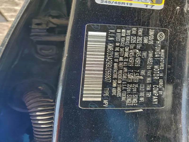 2016 HYUNDAI TUCSON LIMITED  