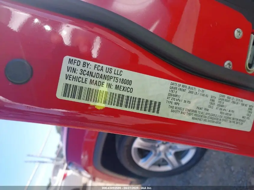 2023 JEEP COMPASS SPORT 4X4