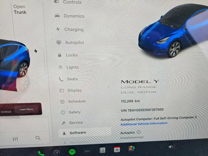 2022 TESLA MODEL Y   