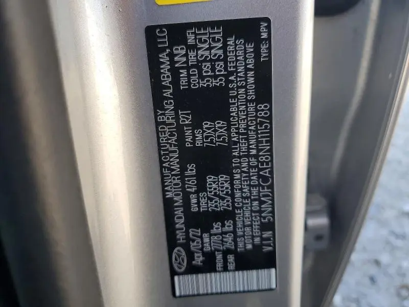 2022 HYUNDAI TUCSON SEL  