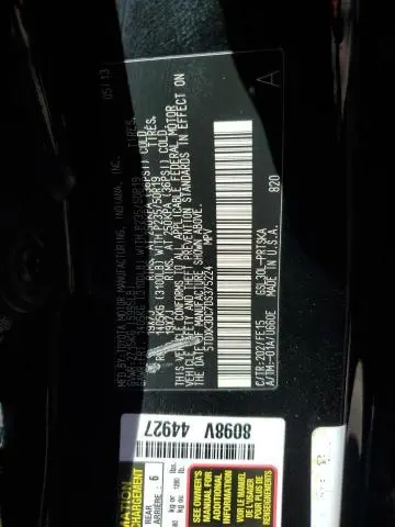 2013 TOYOTA SIENNA SPORT  