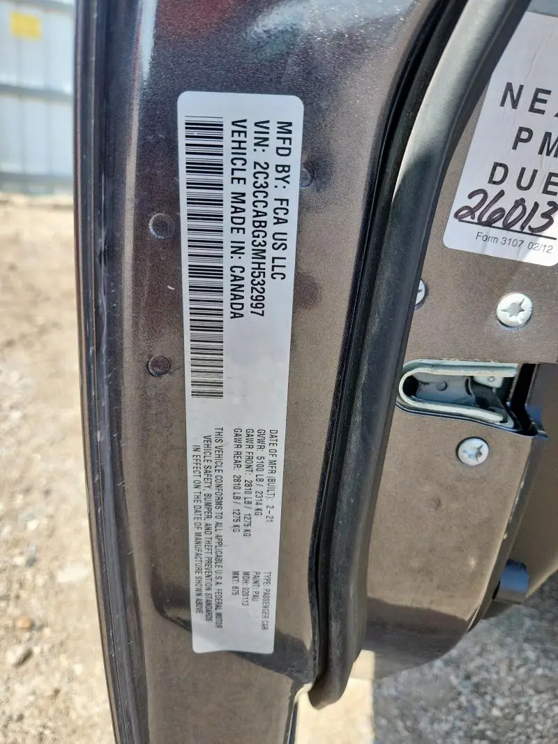 2021 CHRYSLER 300 S  