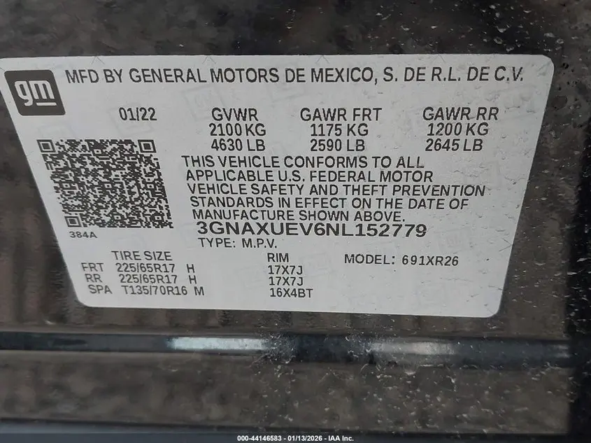 2022 CHEVROLET EQUINOX AWD LT