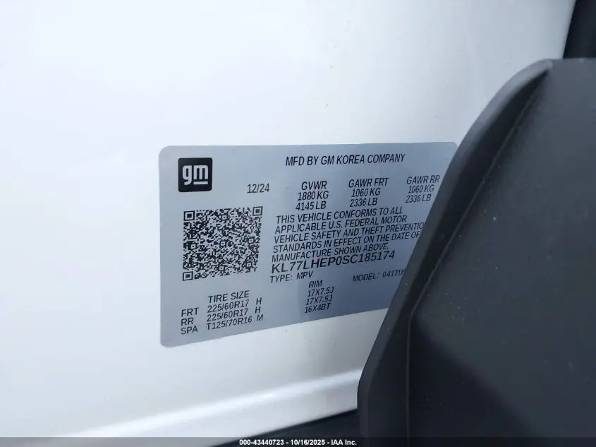 2025 CHEVROLET TRAX FWD LT