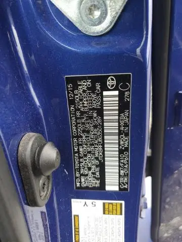 2016 TOYOTA PRIUS   