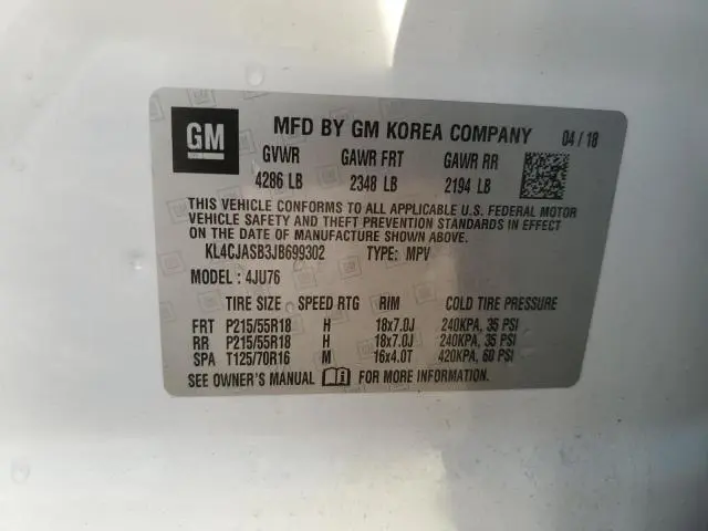 2018 BUICK ENCORE PREFERRED  