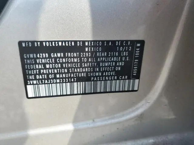 2013 VOLKSWAGEN JETTA TDI