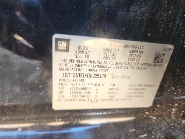 2016 GMC SIERRA K2500 DENALI  