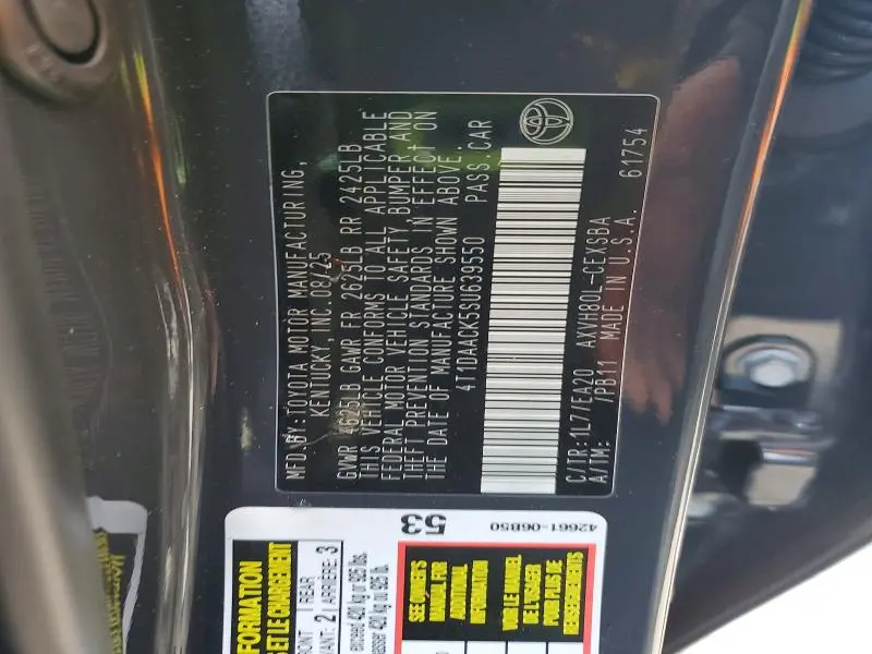 2025 TOYOTA CAMRY SE  