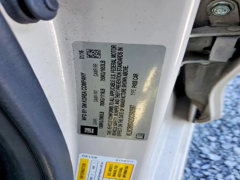 2016 CHEVROLET SPARK LS  