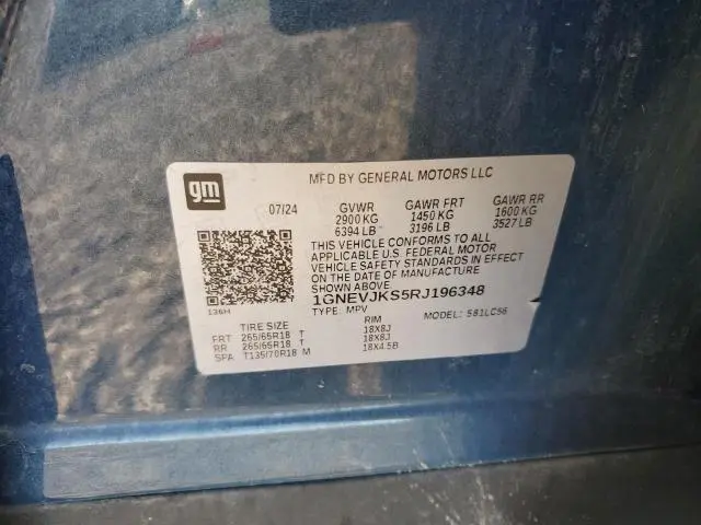 2024 CHEVROLET TRAVERSE LT Z71  