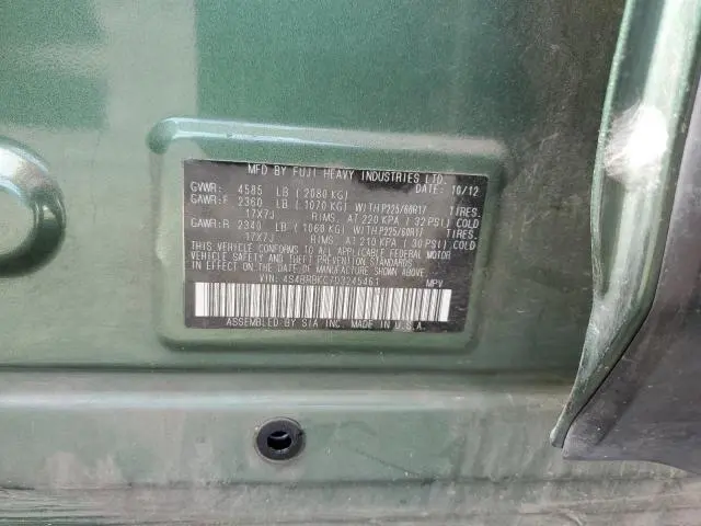 2013 SUBARU OUTBACK 2.5I LIMITED  