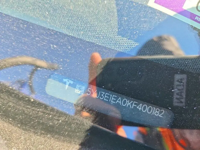 2019 TESLA MODEL 3   