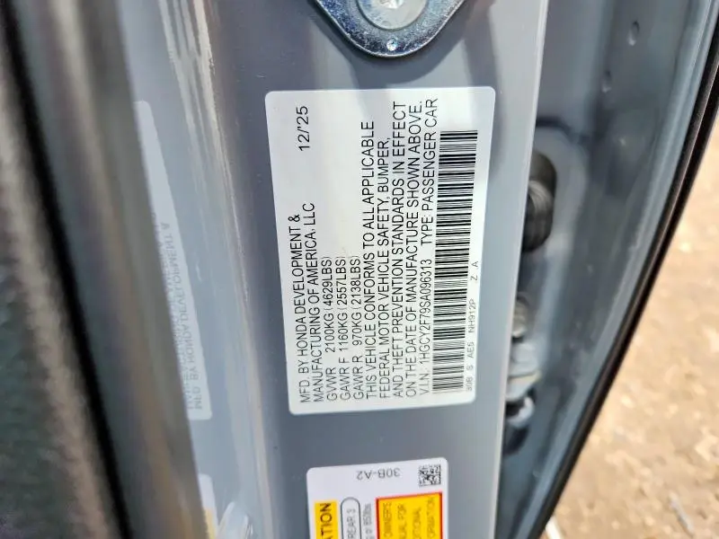2025 HONDA ACCORD HYBRID SPORT-L  