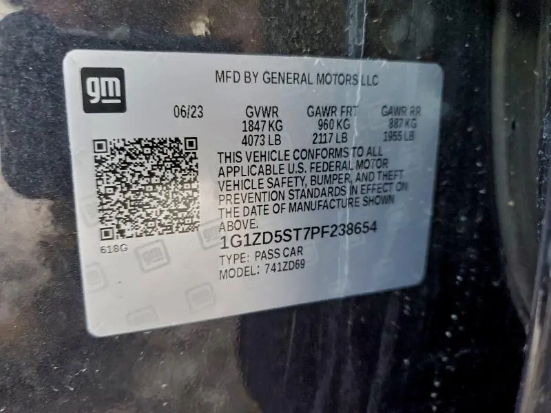 2023 CHEVROLET MALIBU LT  