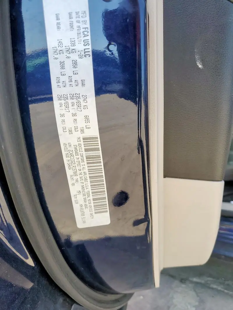 2020 CHRYSLER VOYAGER LXI  