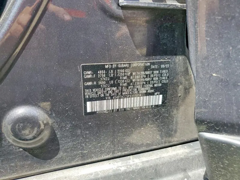 2023 SUBARU OUTBACK   