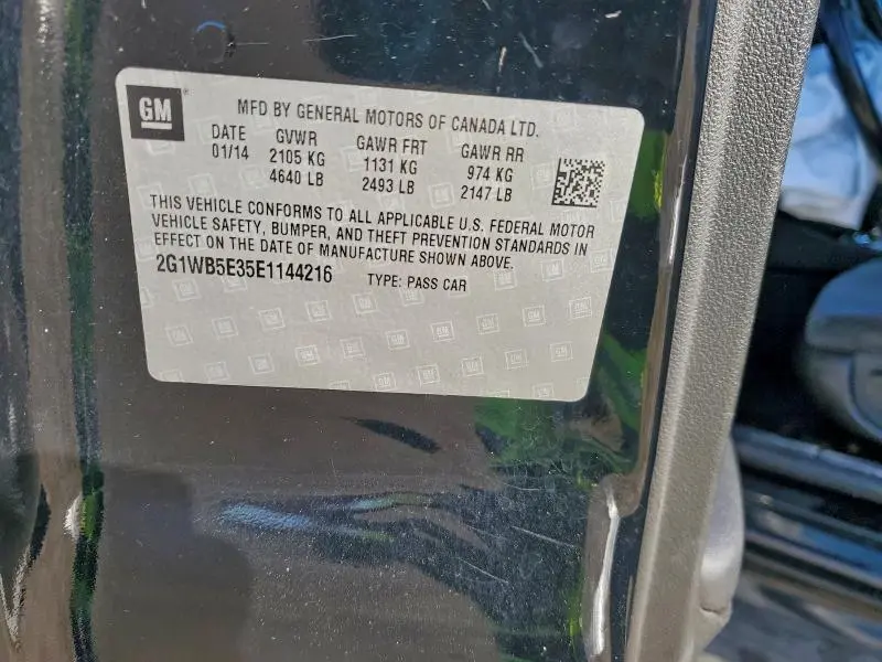 2014 CHEVROLET IMPALA LIMITED LT  