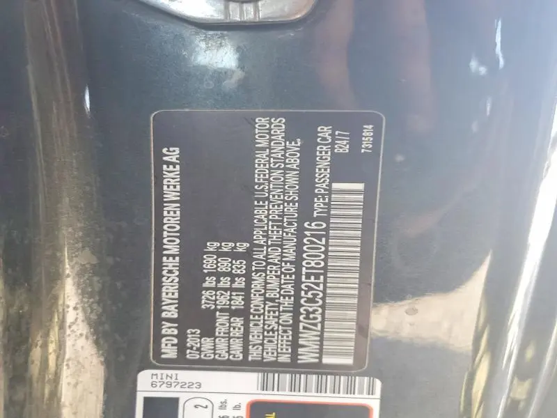 2014 MINI COOPER S CLUBMAN  