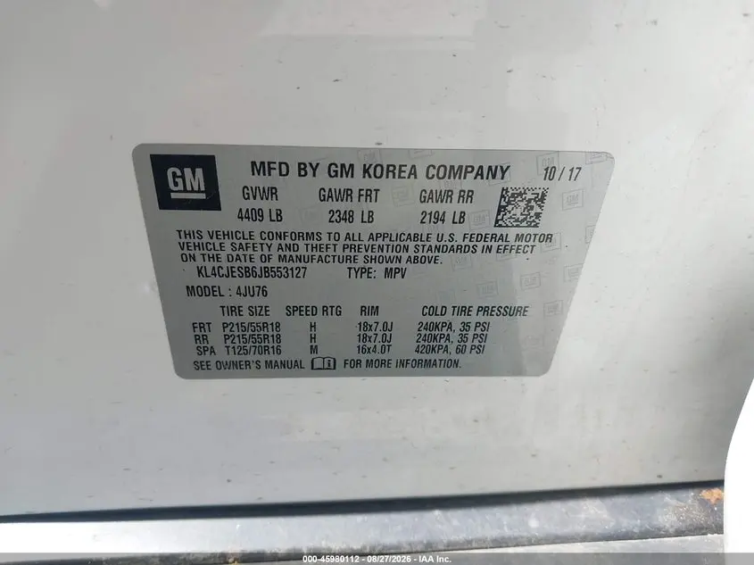 2018 BUICK ENCORE PREFERRED