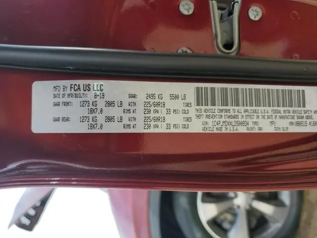 2020 JEEP CHEROKEE LIMITED  