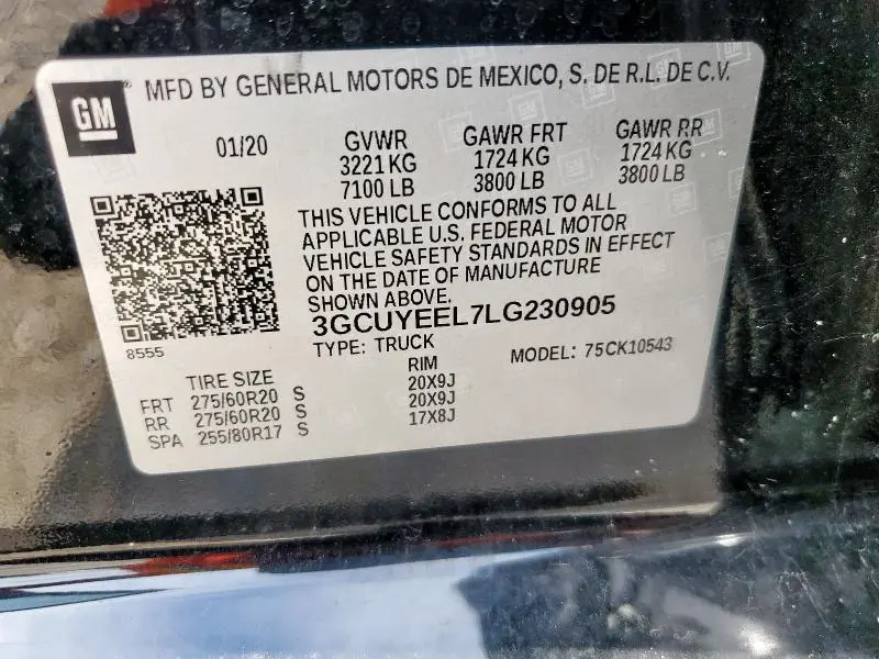 2020 CHEVROLET SILVERADO K1500 RST  