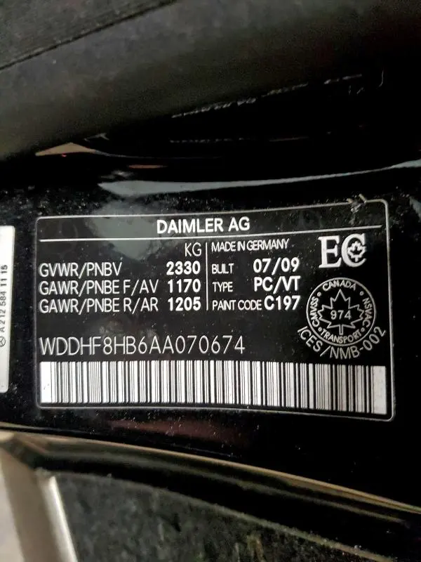 2010 MERCEDES-BENZ E 350 4MATIC  