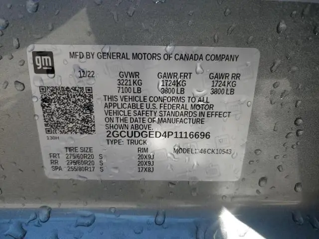 2023 CHEVROLET SILVERADO K1500 LTZ  