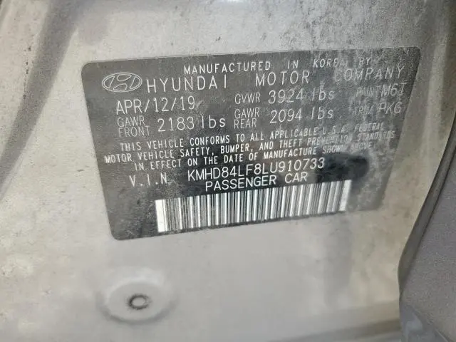 2020 HYUNDAI ELANTRA SEL  