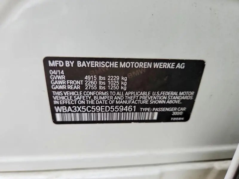 2014 BMW 328 XIGT  