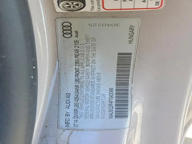 2015 AUDI A3 PREMIUM PLUS  