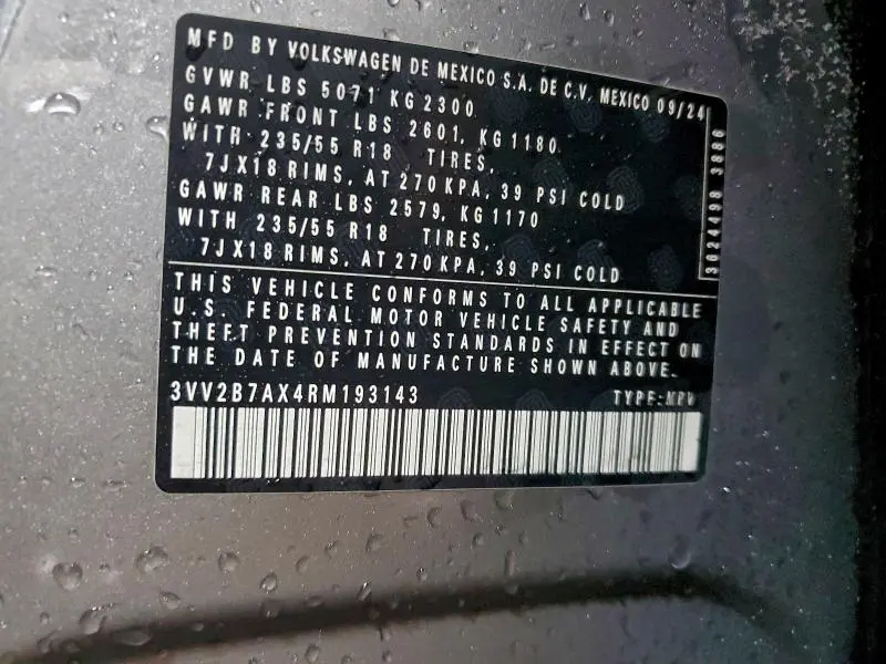 2024 VOLKSWAGEN TIGUAN SE  