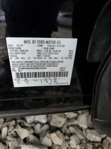 2019 FORD EDGE TITANIUM  