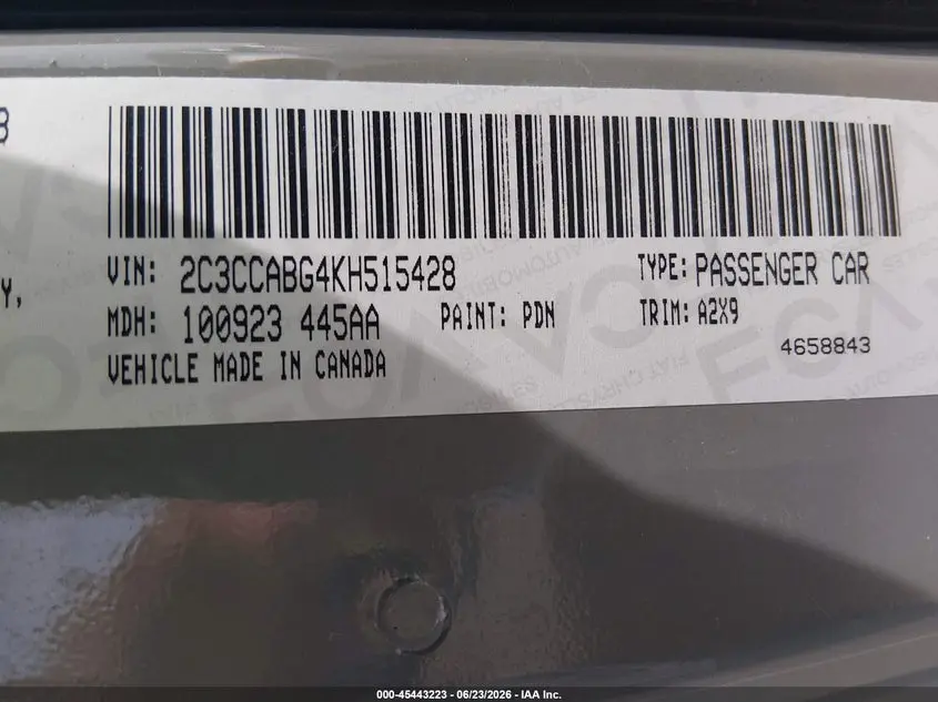 2019 CHRYSLER 300 300S